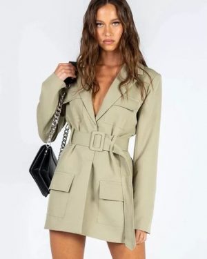 Addy Long Sleeve Blazer Dress