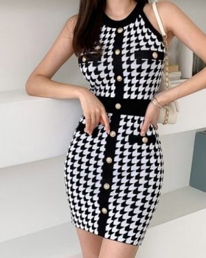 Fleur Pencil Print Dress