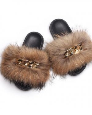 Faux Fur Slippers