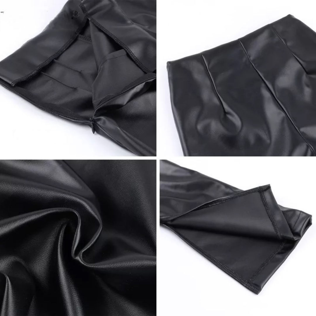 Cara Faux Leather Pants – Croft Couture