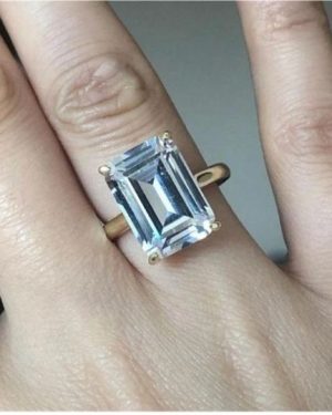 Croft Emerald Cut Diamond Ring