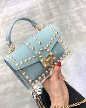 Crossbody Bag With Gold Chain And Layered Case